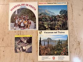 Musik aus dem Tessin, Ticino - 3 LP`s und 1 Single